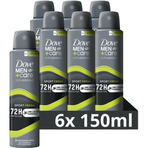 6x Dove Deodorant Men+ Care Sport Fresh 150 ml