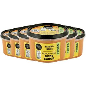 6x Organic Shop Body Scrub Papaya 250 ml