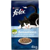 4x Felix Kattenvoer Senior Sensations 4 kg