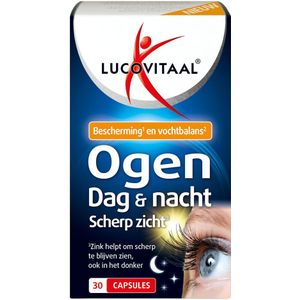 2+2 gratis: Lucovitaal Ogen Dag & Nacht Scherp Zicht 30 capsules