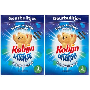 2x Robijn Geurbuiltjes Intense 3 stuks