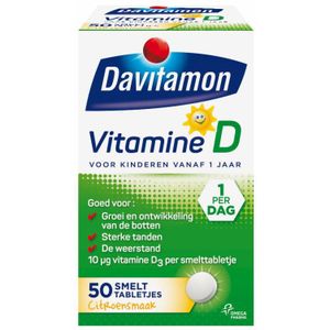 Davitamon Vitamine D Kind 50 smelttabletten