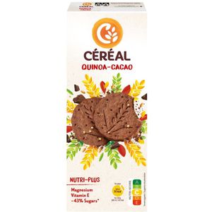 3x Céréal Koekjes Quinoa Cacao 132 gr