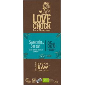 Lovechock Sweet Nibs & Sea Salt Bio 70 gr