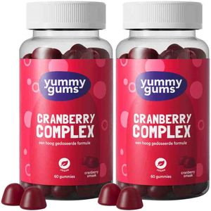 Yummygums - Cranberry Complex - Gummy - 60 Stuks - Met Vitamine C