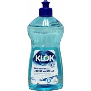 8x Klok Afwasmiddel Eco 500 ml