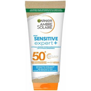 2x Garnier Ambre Solaire Sensitive Expert+ Hypoallergene Zonnebrandmelk SPF 50+ 200 ml