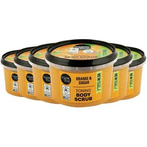 6x Organic Shop Body Scrub Orange 250 ml