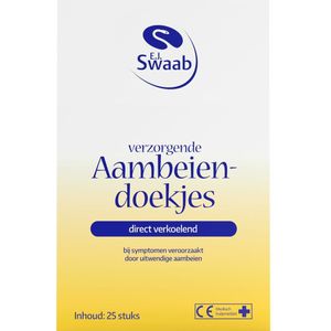 6x Dr. Swaab Verzorgende Aambeiendoekjes 25 stuks