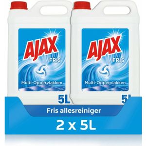 2x Ajax Allesreiniger Fris 5 liter