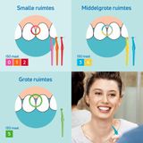 3x TePe Angle Interdentale Ragers 0,8 mm Groen 6 stuks