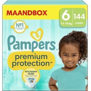 Pampers Premium Protection Luiers Maat 6 (13-18 kg) 144 stuks