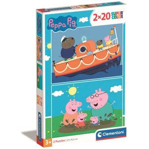 Clementoni Puzzel Peppa Pig 2x20 Stukjes