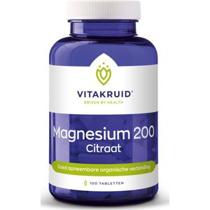 Vitakruid Magnesium 200 Citraat 90 tabletten