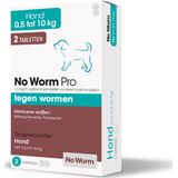 No Worm Pro Ontworming Tabletten Hond en Puppy vanaf 0,5 kg 2 tabletten
