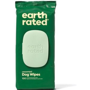 12x Earth Rated Dog Wipes Schoonmaakdoekjes Geurloos 100 doekjes