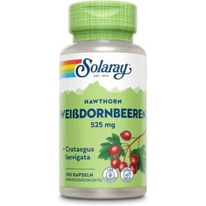 2x Solaray Meidoornbessen 100 capsules