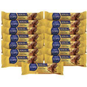 15x WeCare Lower Carb Reep Caramel Chocolate Peanut 35 gr