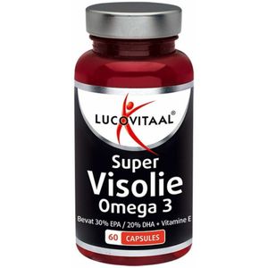 3x Lucovitaal Super Visolie Omega 3 60 capsules