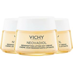 3x Vichy Neovadiol Anti-aging Dagcrème Normale Huid 50 ml