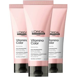 3x L'Oréal Professionnel Vitamino Color Conditioner 200 ml