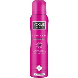 6x Vogue Extravagant Parfum Deodorant 150 ml