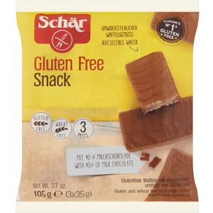 3x Schar Snack Chocowafel 105 gr