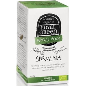2x Royal Green Superfood Spirulina 60 tabletten