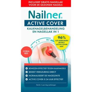 2x Nailner Active Red 30 ml + 8 ml