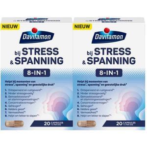 2x Davitamon bij Stress & Spanning 20 capsules