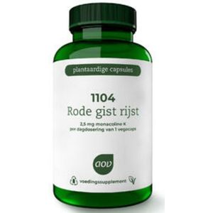 AOV 1104 Rode Gist Rijstextract 90 vegacapsules
