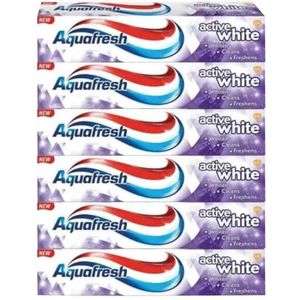 Aquafresh - Tandpasta Active White - 6x 100 ml