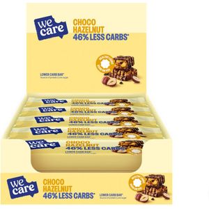 15x WeCare Lower Carb Bar Choco Hazelnut 37 gr