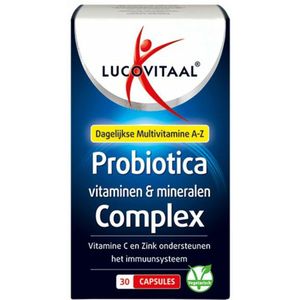 2+2 gratis: Lucovitaal Probiotica Vitamine & Mineralen Complex 30 capsules