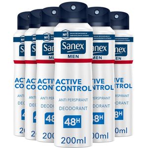 6x Sanex Deodorant Spray Men Active Control 200 ml