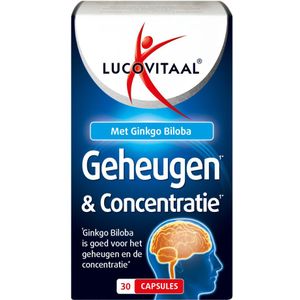 3x Lucovitaal Geheugen & Concentratie 30 capsules