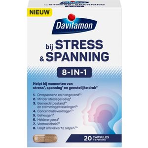 4x Davitamon bij Stress & Spanning 20 capsules