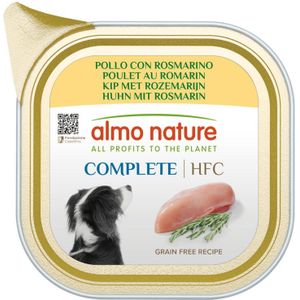 11x Almo Nature HFC Alu Hondenvoer Kip & Rosemarijn 150 gr