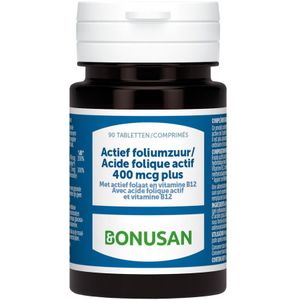 Bonusan Actief Foliumzuur 400 mcg Plus 90 tabletten