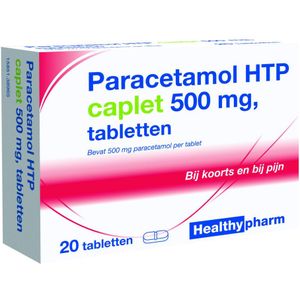 Healthypharm Paracetamol 500 mg Caplet 20 tabletten