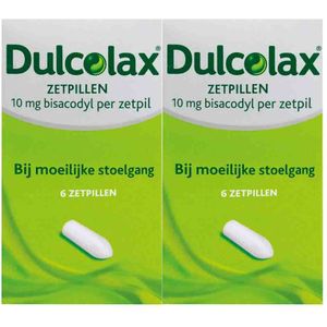 2x Dulcolax Moeilijke stoelgang 10 mg 6 stuks
