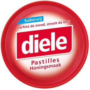 3x Diele Pastilles Honing Suikervrij 50 gr