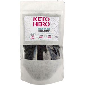 6x Keto Hero Chocolade Drops Puur 300 gr