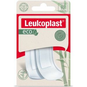 2x Leukoplast Eco Pleisters 12 x (19x72mm) en 8 x (38x72mm) 20 stuks