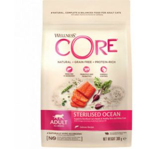 Wellness Core Kattenvoer Sterilised Zalm 300 gr