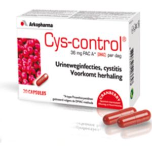 2x Arkopharma Cys Control 20 capsules