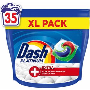 Dash - Platinum 4in1 Pods - Wasmiddelcapsules - +Extra Vlekverwijdering - 18 Stuks