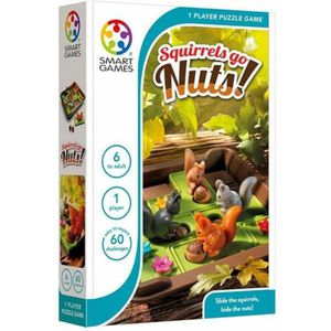 Smart Games Puzzelspel Squirrels Go Nuts - Leuk en uitdagend spel voor kinderen vanaf 6 jaar