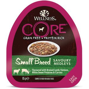 Wellness Core Hondenvoer Small Savoury Medleys Lam - Hert 85 gr