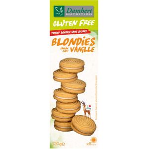 3x Damhert Koek Blondies Glutenvrij 120 gr